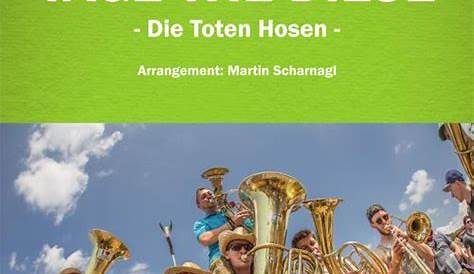 Die Toten Hosen - Tage wie diese sheet music for piano with letters