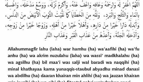 Bacaan Doa Sholat Jenazah Sesuai Sunnah Takbir Ke 4 3 Pendek Panjang