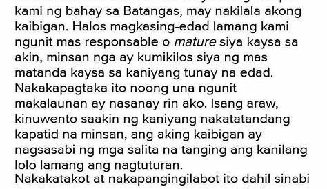 Gasain sa Pagkatuto Bilang 3: Gumawa ng dalawang talata tungkol sa