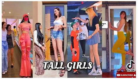 Tiktok Tall Girl lisina15 New Video || Long Leg Girl Tiktok video
