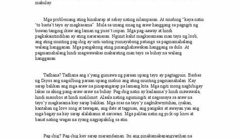 Talumpati tungkol sa pag-ibig | Gabay Filipino