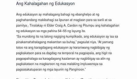 Kahalagahan Ng Edukasyon Sa Pagbabago Ng Lipunan