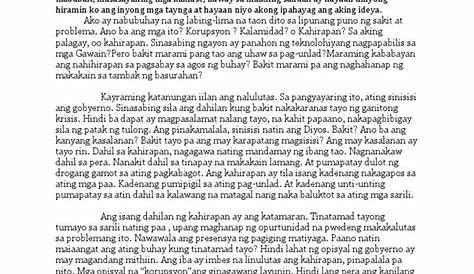 Talumpati Tungkol Sa Kahirapan Ng Ating Bansa Archives Proud Pinoy