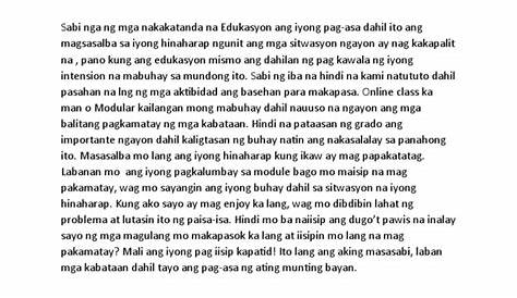 Talumpati Para Sa Mga Mag Aaral