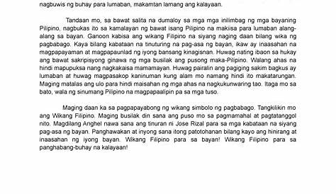 Kalagayan Ng Wika Sa Panahon Ngayon Talumpati | ngayonpulutong