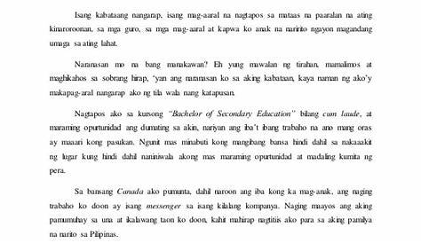 Halimbawa Ng Maikling Kwento Tungkol Sa Pag Ibig Sa Pamilya Sakahala