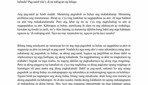 ðŸ˜‚ Halimbawa Ng Talumpati Tungkol Sa Buhay Estudyante Talumpati