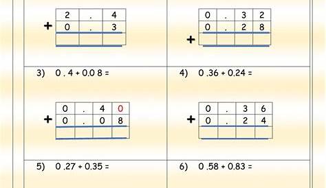 Latihan Tambah Perpuluhan Tahun 4 Sloppyploaty - Riset