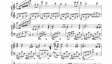 Note Musicali Tanti Auguri A Te Per Pianola