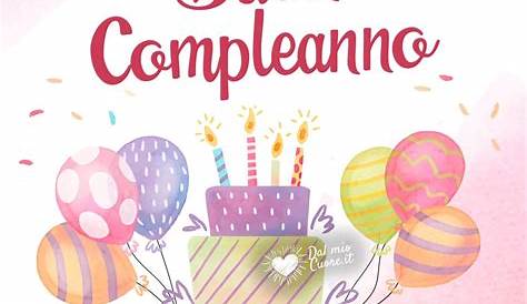 Disegni "Buon Compleanno" da colorare | MAMMA E CASALINGA