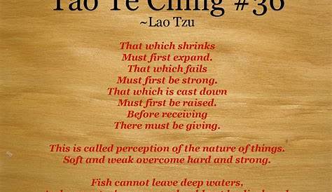 Tao Te Ching Verse 15 | Tao te ching, Taoism, Verse