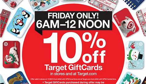 Target Black Friday Ad 2014 Gift Cards Archive S