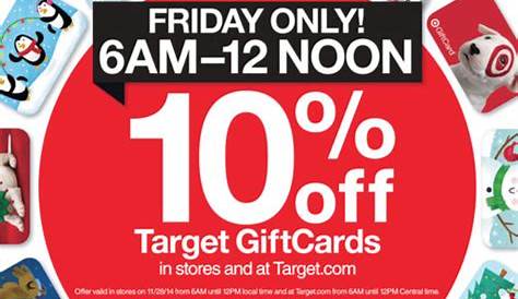 Target Black Friday Gift Card Deals 2014 Ad * My Stay At Home Adventures