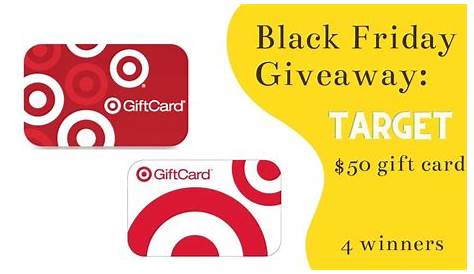 Target Black Friday Gift Cards Free 30 Discount At Tomorrow Only Plus Cash Back
