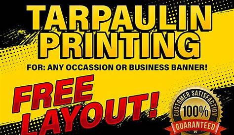 Quality Tarpaulin Printing