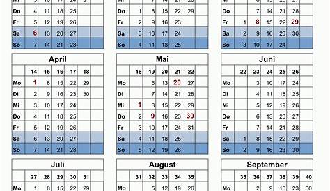 Kalender 2024 zum Ausdrucken A4 | Plan, Kalender&Listen