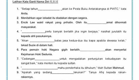 Latihan Tatabahasa Tahun 5 Bahasa Melayu Tahun 5 Buku Latihan - Riset