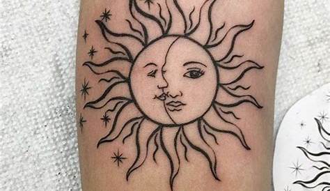 pinterest ⇒ bellabachman | Tatouage soleil lune, Style tatouage et