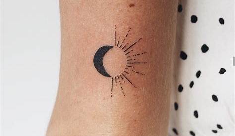 Tatouages du soleil et de la lune +80 dessins et styles