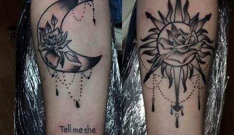 50 Meaningful and Beautiful Sun and Moon Tattoos - KickAss Things