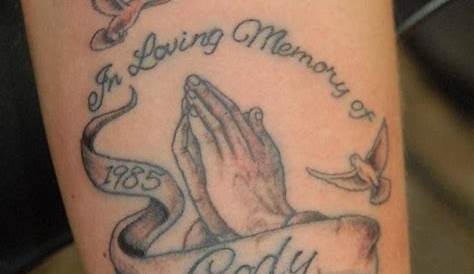 "in Memory" Tattoos for when You've Lost a Loved One