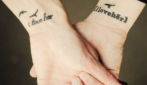 51 Cute Couple Tattoos that Wear Testimony to Long-lasting Love