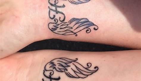 Sisters tats. Put them on a swing with grass and flowers under their
