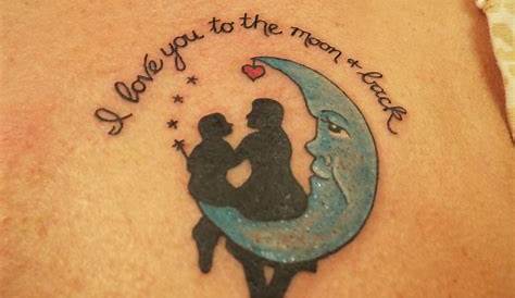 My new tattoo! I love you to the moon and back. 7 stars for our 7 kids