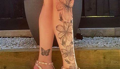 calf back of leg tattoo - diorvintageposterartillustrations