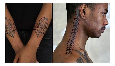 Dark Skin White Ink Tattoo On Black Skin - Viraltattoo