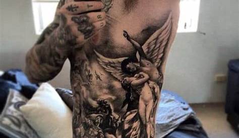 Tattoos For Men On Ribs Top 40 Best Tribal Rib Manly Ink