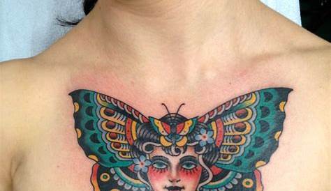 30 Chest Tattoos For Women That Draw Approving Eyes - Ritely