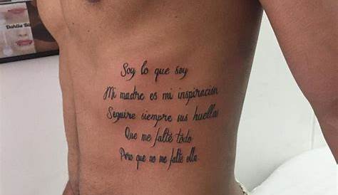 Tatuaje Para Hombre En Las Costillas