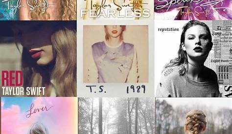 Taylor Swift Album Sorter Quiz Sorting VI By WalshyMusic