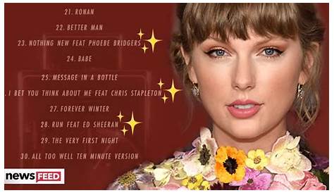 Taylor Swift Album Tracklist Quiz Which Matches Your Personality Best?