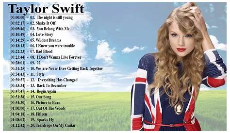 Taylor Swift Song Quiz A-z s AZ Playlist By Briggs1017