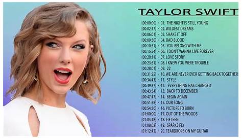 Taylor Swift Songs Ranked Quiz Favourite Song Music On