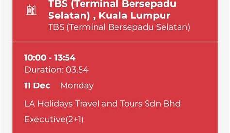 Kuantan To Tbs : Tbs Busbahnhof In Kuala Lumpur Malaysia