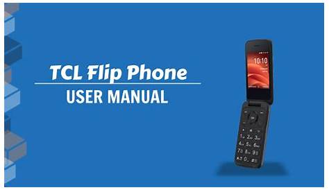 TCL Flip Phone (4056L/4056W) User Manual PhoneCurious