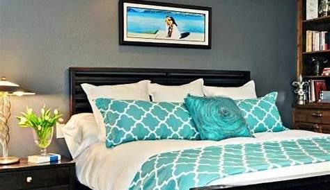 Teal And Grey Bedroom Decor