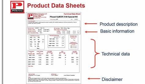 Technical data sheet