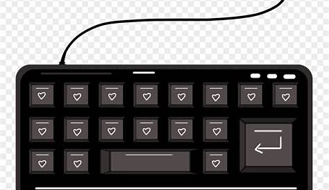 Teclado de computadora barra espaciadora, teclado de dibujos animados