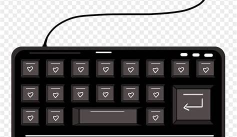 teclado original de dibujos animados Imagen Descargar_PRF Gráficos