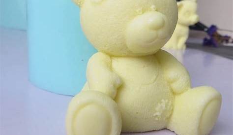 Tiny Teddy Bear Silicone Mold (Green) | Tiny teddies, Silicone molds, Tiny