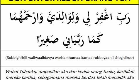 Doa Untuk Orang Tua Yang Masih Hidup - Homecare24