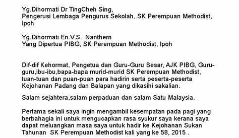 Contoh Teks Ucapan Hari Sukan / Doc Teks Ucapan Perasmian Olahraga Dan