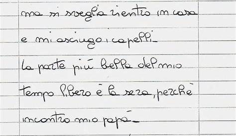 Il testo narrativo realistico. Tema: "Io e il mio tempo libero"