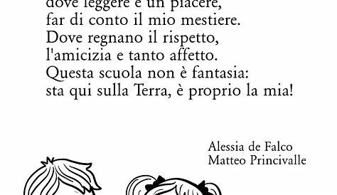 Poesie e filastrocche per il primo giorno di scuola - Maestraemamma