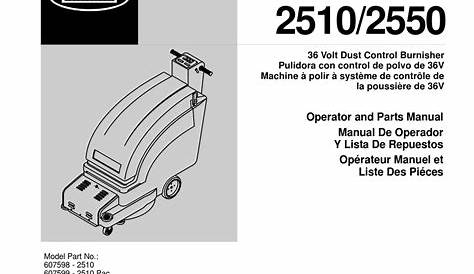 Tennant 7200 Scrubber Service Manual PDF