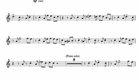 Davis Oleo sheet music for tenor saxophone solo [PDF]